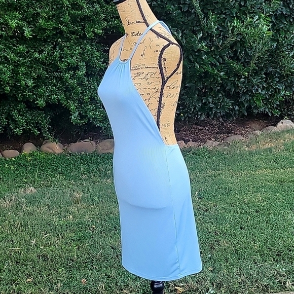 NEW Halterneck Mini Dress with Open Back - Picture 10 of 17